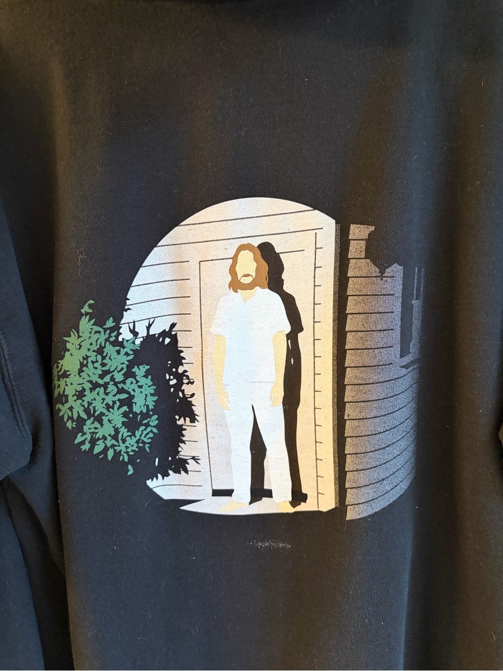 Bo Burnham - Inside Official Merch - Black Hoodie Sweatshirt w/ Pocket - Size L
